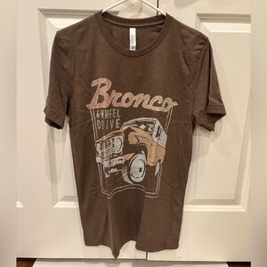 Bella Canvas Brown Graphic Tee